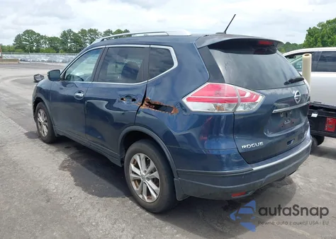 2015 Nissan Rogue Sv z USA, uszkodzony, nr VIN KNMAT2MT0FP537947